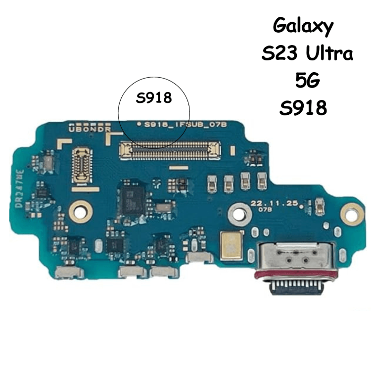 USB C Type Charging Port Dock Connector Board Flex Replacement Part Samsung Galaxy S23 Ultra 5G S918U - Best Cell Phone Parts Distributor in Canada, Parts Source USB C Type Charging Port Dock Connector Board Flex Replacement Part Samsung Galaxy S23 Ultra 5G S918U - Best Cell Phone Parts Distributor in Canada, Parts Source
